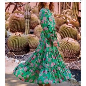 Mis Los Angeles Esme dress in peony green.never worn!